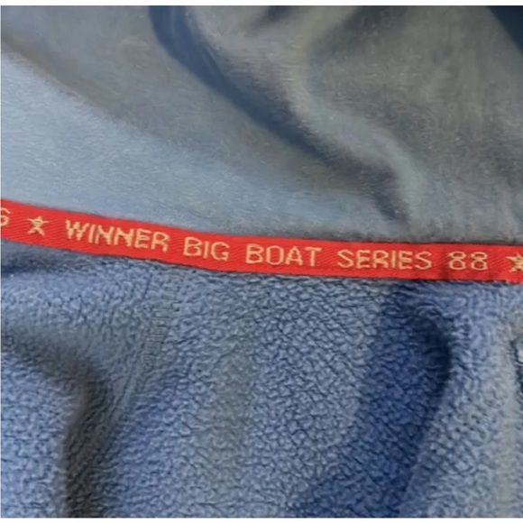 Pelle P Petterson Mens Team Sailing Racing Full Zip Hoodie M Nautical Blue Rare - Picture 7 of 10